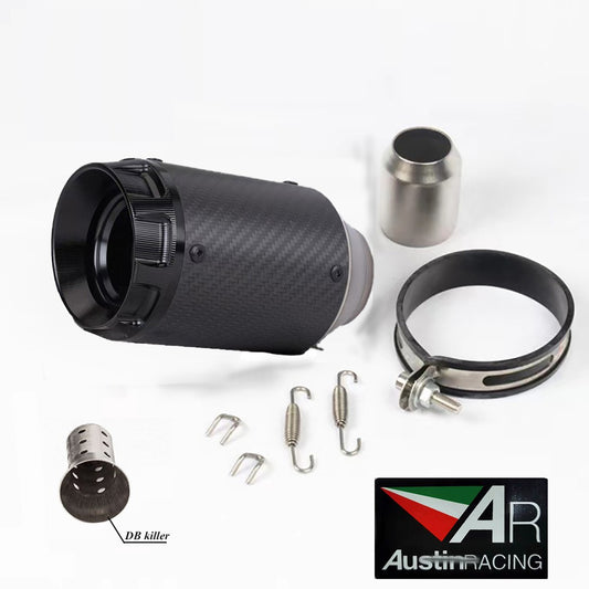 Escapamento universal AR de 51mm para Honda CB300R MT07 S Race 600/800 Kawasaki