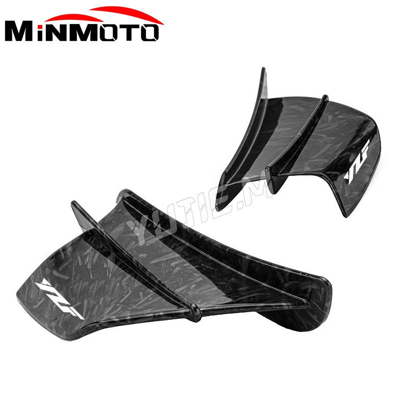 Winglets / Asa Aerodinâmica Universal para Moto – Estilo Fibra de Carbono