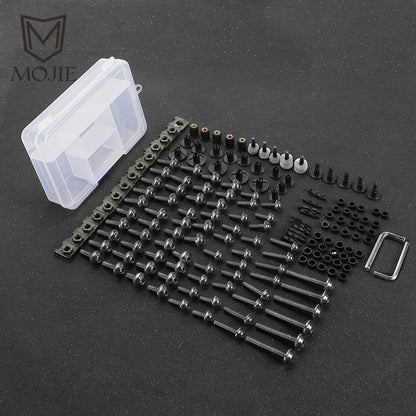 Kit Parafusos Carenagem Alumínio 6061 Anodizado M5 M6 – Yamaha YZF-R15 / YZF-R125 e Sportbikes Universais – MOJIE