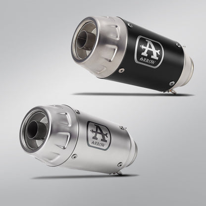 Tubo silenciador de arrow 51mm para escapamento de motocicleta, tubo de aço inoxidável