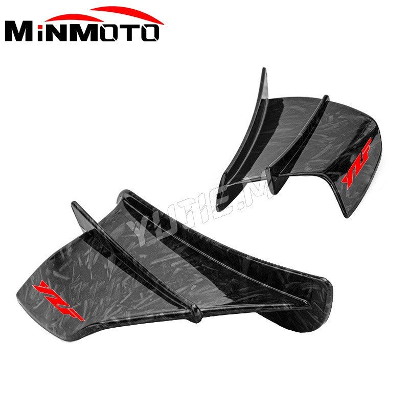 Winglets / Asa Aerodinâmica Universal para Moto – Estilo Fibra de Carbono