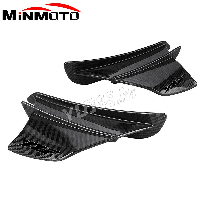 Winglets / Asa Aerodinâmica Universal para Moto – Estilo Fibra de Carbono