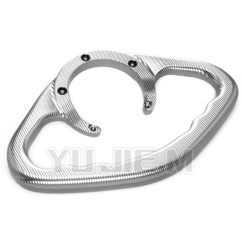 Manoplas cnc para passageiro de motocicleta, barra de apoio para tanque, apoio d