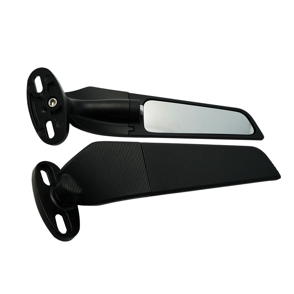 Espelho retrovisor giratório ajustável para motocicleta