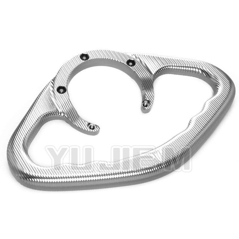 Manoplas cnc para passageiro de motocicleta, barra de apoio para tanque, apoio d