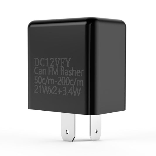 Pisca-pisca led para motocicleta, 2 pinos, frequência ajustável, sinal de seta