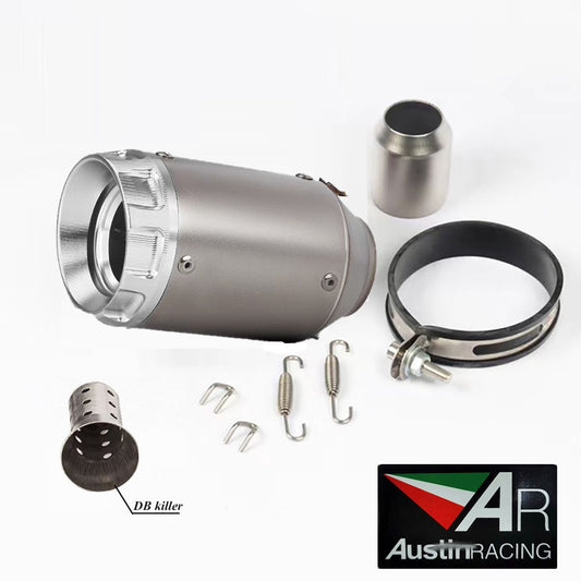 Escapamento universal AR de 51mm para Honda CB300R MT07 S Race 600/800 Kawasaki