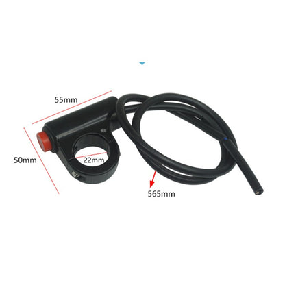Interruptor Universal de Guidão 22mm para Moto – Liga/Desliga (Pisca Alerta)